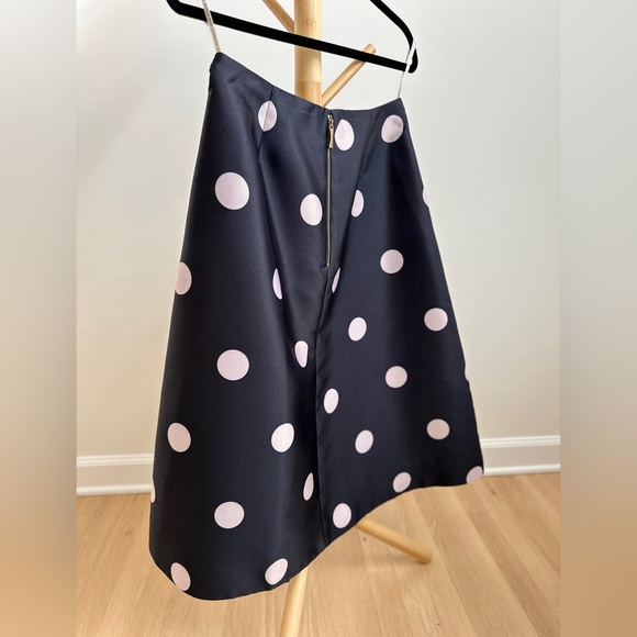 Navy Polka Dot Skirt - Kate Spade - Picture 2 of 10